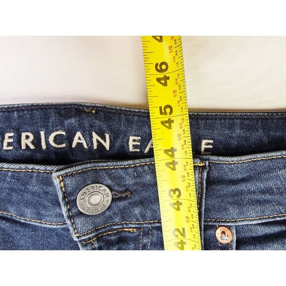 American Eagle Outfitters 32X36 Men Athletic Fit Airflex + Blue Denim Logo Jeans - Picture 12 of 12